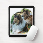 Rough Collie Art Gifts Muismat (Met muis)