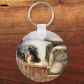 Rough Collie Art Gifts Sleutelhanger (Voorkant)