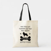Rough Collie Best Friend Tote Bag (Achterkant)
