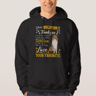 Rough Collie Beste mama, bedankt dat je mijn moede Hoodie