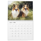 Rough Collie Calendar, elk jaar Kalender (Mar 2026)