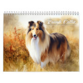 Rough Collie Calendar, elk jaar Kalender (Hoes)