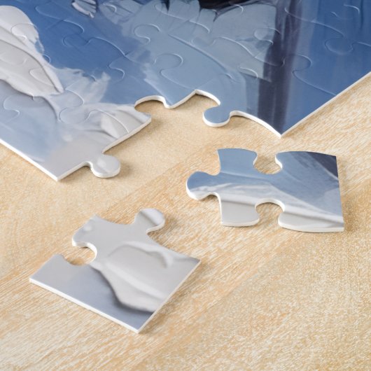 Rough Collie Christmas Red Truck Holiday Legpuzzel (Zijkant)