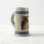 Rough Collie Dog Bierpul (Voorkant links)