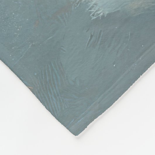 Rough Collie Dog Christmas  Beach Fleece Deken (Hoek)