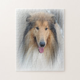 Rough Collie Dog Legpuzzel