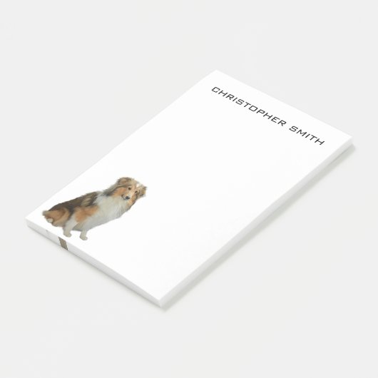 Rough Collie Dog Post-it® Notes (Schuin)