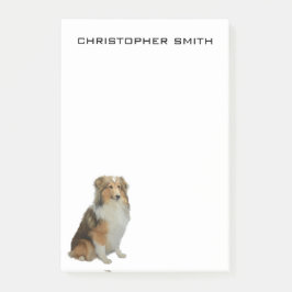 Rough Collie Dog Post-it® Notes