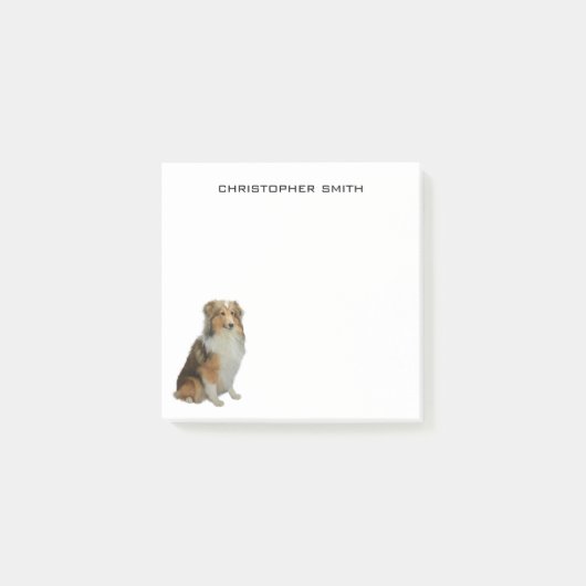 Rough Collie Dog Post-it® Notes (Voorkant)