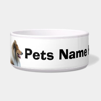 Rough Collie dog Voerbakje