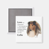 Rough Collie Gifts Magneet (Voorkant / Achterkant)