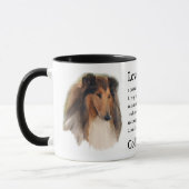 Rough Collie Gifts Mok (Links)