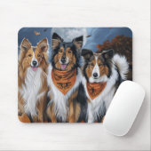 Rough Collie Halloween Spooky Muismat (Met muis)