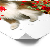 Rough Collie Heart Balloon Happy Valentine Day Dog Poster (Hoek)