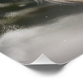 Rough Collie Hond in Sneeuw Kerstmis Perfect Poster (Hoek)