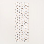 Rough Collie hond Yoga Mat (Achterkant)