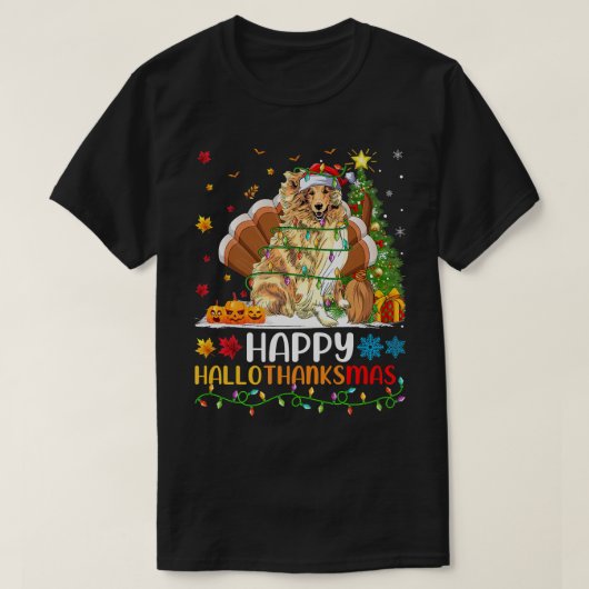 Rough Collie Hondenliefhebber Funny Rough Collie H T-shirt (Design voorkant)