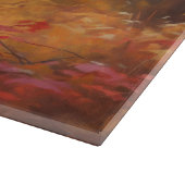 Rough Collie in Autumn Leaves Herfst Inspire Snijplank (Hoek)