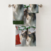 Rough Collie Kerstmis