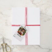 Rough Collie Kerstmis Cadeaulabel (Met Touw)