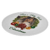 Rough Collie Kerstmis Snijplank (Hoek)