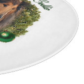 Rough Collie Kerstmis Snijplank (Hoek)