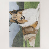 Rough Collie Legpuzzel (Verticaal)
