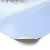 Rough Collie liet het sneeuwen Kerstmis Perfect Poster (Hoek)