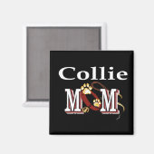 Rough Collie Ma Gifts Magneet (Voorkant / Achterkant)