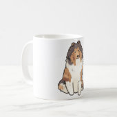 Rough collie Magic Koffiemok (Voorkant links)