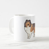 Rough collie Magic Koffiemok (Voorkant links)