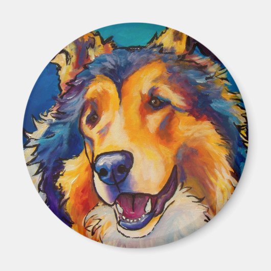 Rough Collie Magneet (Voorkant)