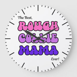 Rough Collie Mama Clock Grote Klok