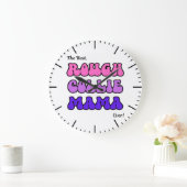 Rough Collie Mama Clock Grote Klok (Huis)