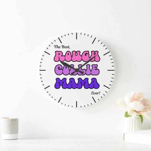 Rough Collie Mama Clock Grote Klok (Huis)