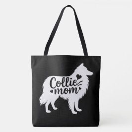 Rough Collie Mom Canvas tas