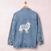 Rough Collie Mom Denim Denim Jacket (Hangar)