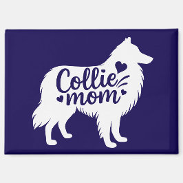 Rough Collie Mom Magnet