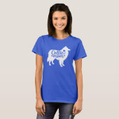 Rough Collie Mom T-shirt (Voorkant volledig)