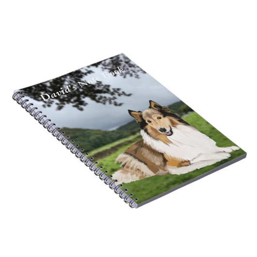 Rough Collie Notitieboek (Rechterzijde)