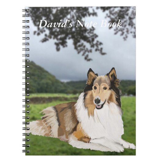 Rough Collie Notitieboek (Voorkant)