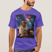 Rough Collie onder de sterren T-shirt (Voorkant)