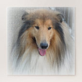 Rough Collie Portrait Legpuzzel (Verticaal)
