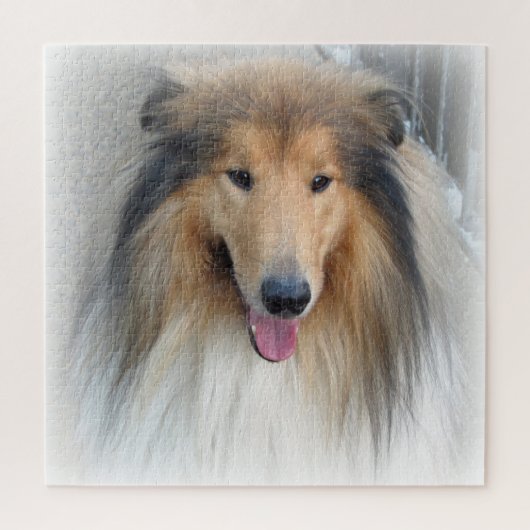 Rough Collie Portrait Legpuzzel (Verticaal)