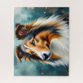 Rough Collie Portretten Legpuzzel (Verticaal)