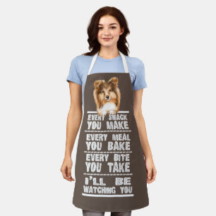 Rough Collie Sheltie Dog Elke snack die je maakt Schort
