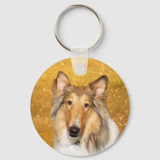 Rough Collie Sleutelhanger (Voorkant)