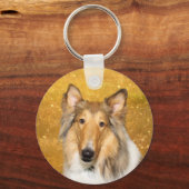 Rough Collie Sleutelhanger (Voorkant)