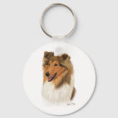 Rough Collie Sleutelhanger (Voorkant)
