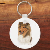 Rough Collie Sleutelhanger (Voorkant)